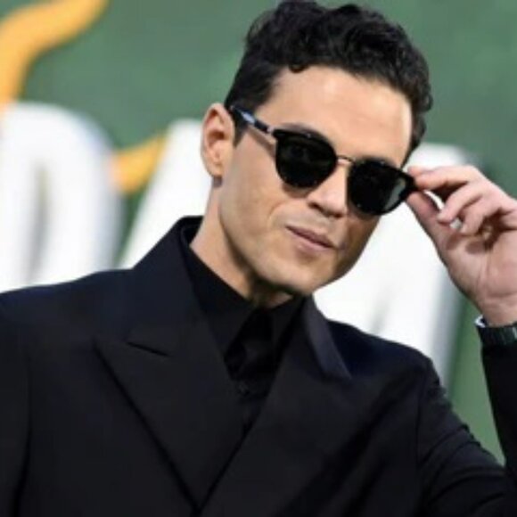 Prada PR17YS 1AB03R Men BRAND NEW Sunglasses Black Green Polarized Oval - Picture 11 of 12